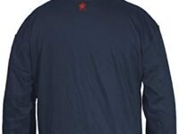 MCR Safety Flame Resistant FR Zip Sweatshirt, Navy, X-Large