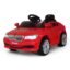 MEKASHI Electric Ride-On Car for Kids 1-4 Years, 12V Battery, Remote Control, 3 Speed, LED Lights, Bluetooth, Red