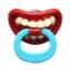 MYADDICTION Safety Silicone Funny Mouth Design Baby Toddlers Pacifiers Teethers Gift A Baby | Feeding | Pacifiers & Soothers