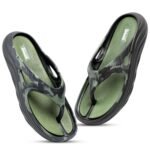 Men Cushioned Thong Slippers with Soft Footbed, Lightweight Comfortable Everyday Wear Slippers, Flexible Sole for Indoor Outdoor Use and Relaxed Walking