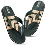 Men Stylish Thong Slippers with Textured Anti-Slip Sole, Comfortable Cushioned Footbed, Lightweight Everyday Wear Slippers for Indoor and Outdoor Use