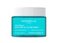 Mirabelle Korea Hyaluronic + Collagen All In One Moisturizing Cream | Deep Hydration + Skin Firming | Non Sticky Water Gel | Suitable for All Skin Types | Korean Skincare Products, 100g