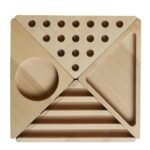 Multipurpose Wooden Desk Organizer – Elegant Desktop Tray for Pens, Sticky Notes, Paper Clips & More Sleek & Compact Stationery Tray for Office, School or Home Use (6)