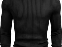 NORTHWIND Men's High Turtle Neck Cotton T-Shirt