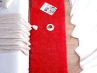 Naze Micro Fiber Shaggy Runner,1.5x4 Feet',Throw Rug for Nursery Room,Fuzzy Plush Rug,Runner,Rectangle,Cute Room Decor for Baby Red