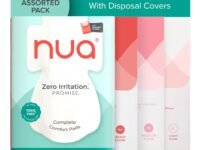 Nua Ultra-Safe 12 Sanitary Pads For Women | 3 sizes in 1: 3 Heavy Flow-XL+, 5 Medium-XL & 4 Light-L | Safe on Skin | Toxic-Free & Rash-Free | Unscented | Leakproof | With 12 Secure Shield Covers