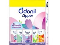 Odonil Bathroom Air Freshener Zipper Mix - 50g (10gx5) | Assorted Pack | Instant & Long Lasting Fragrance | Lasts upto 30 days | Germ Protection | Air Freshener for Bathroom, Toilet, Home & Office