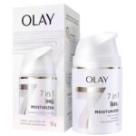 Olay 7in1 Ultra-light Gel Moisturizer | Niacinamide, Vitamin C, Collagen Peptides | Fights 7 Issues for Smooth & Glowing Skin | Normal to Oily Skin | Dermatologically Tested | Non Comedogenic | 50g