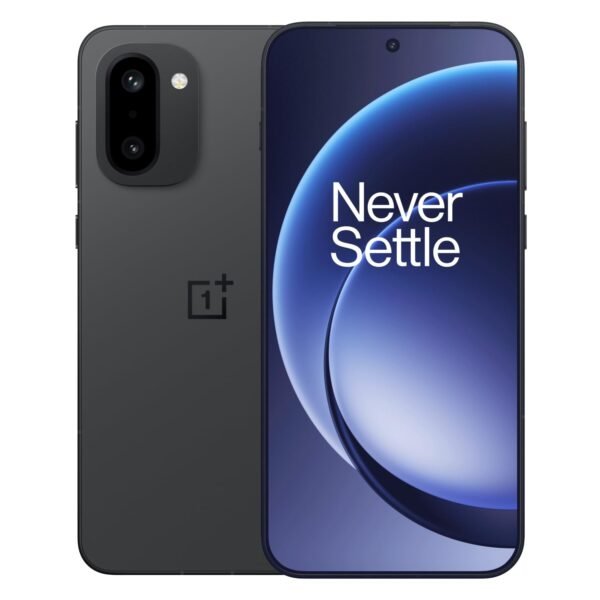 OnePlus 15R | 12GB+256GB | Charcoal Black | World's First Snapdragon® 8 Gen 5 | 7400mAh Battery | Personalised AI | Game-Changing 165Hz Display | IP68 IP69 IP66 & IP69K | 4K 120fps Video