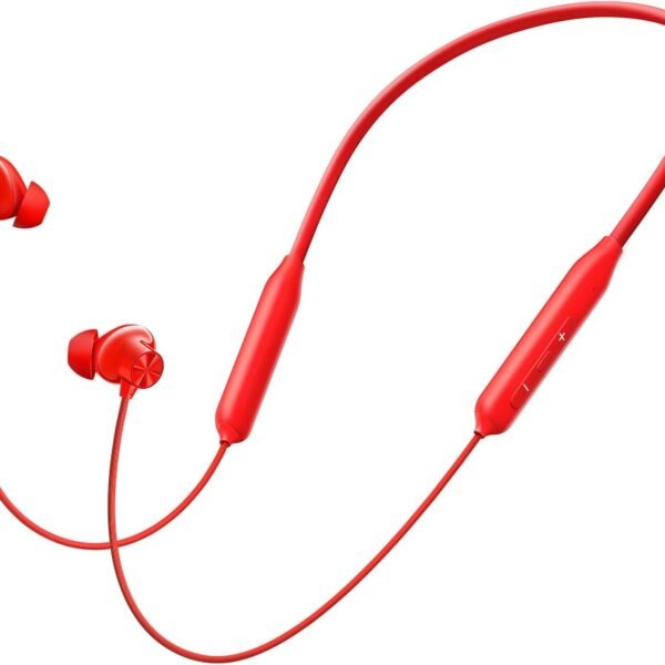 OnePlus Bullets Wireless Z3 Bluetooth 5.0 in Ear Earphones, Spatial Audio – 12.4 mm Drivers, 36 Hrs Battery Life (Samba Sunset)