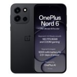 OnePlus Nord 6 | 12GB+256GB | Pitch Black | Snapdragon 8s Gen 4 | Segment's First Stable 165FPS Gaming | Segment's Largest 9000mAh Battery | Most Complete IP Rating | Personalized AI