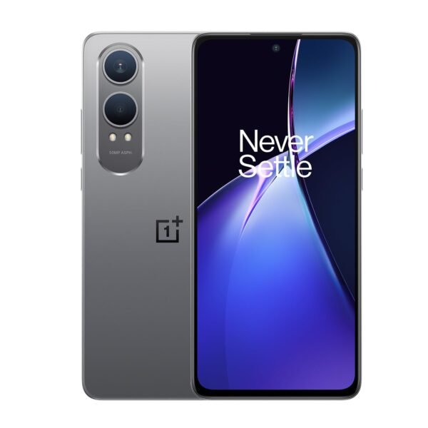 OnePlus Nord CE4 Lite 5G (Super Silver, 8GB RAM, 128GB Storage) | Lifetime Display Warranty | 5500 mAh Battery, 80W SUPERVOOC and Reverse Charging | 50MP Camera with OIS | 120Hz AMOLED Display