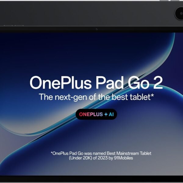 OnePlus Pad Go 2 12.1 Inch 128GB ROM + 8GB RAM WiFi + Bluetooth Tablet (Shadow Black) - International Version