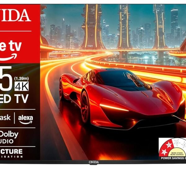 Onida 139 cm (55 inches) QLED Ultra HD 4K Smart Fire TV Q55UDI