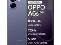 Oppo A6s 5G (Plum Purple, 4GB RAM,128GB Storage) with No Cost EMI/Additional Exchange Offers