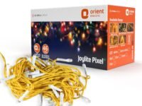 Orient Electric Plastic Joylite LED Pixel Strip Light for Home Decoration | Direct Plug-in | 36 to 46 LEDs | Pack of 1 (7 to10 Meter, Warm White)