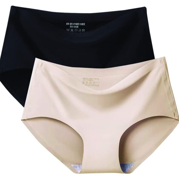 PLUMBURY® Women's Seamless Hipster Ice Silk Panty (Sizes M to XXL)