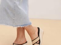 Pair ie Tales Women's Woven Espadrille Wedge Sandals with Crisscross Straps Open Toe Rope-Wrapped Heel Summer Casual Footwear