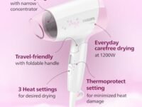 Philips Hair Dryer (HP8120/00) (Pink_Free Size)