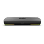 Philips TAB4120BK/94 Wireless Bluetooth Soundbar, 20W, 8H Playtime, Bluetooth 5.1, TWS Mode, RGB Light, LED Indicator, Built-in Mic, Voice Assistant, AUX/USB/TF card input, USB-C Charging (Deep Black)