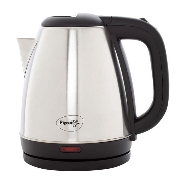 Pigeon Amaze Plus Electric Kettle 1.5 L, 1300 Watt, Stainless Steel Body with Auto Shut-off Feature Used for Boiling Water - (Silver)