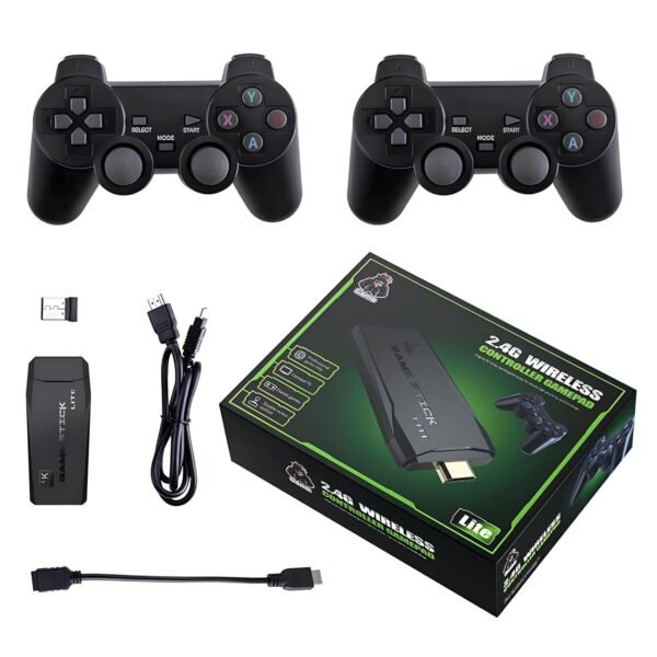 Prime Horizon Wireless Rs5 game box for tv gaming Retro gaming console with Game Stick 1080p Plug & Play TV Video Game Set for 2 player with 9Emulator for Kids & Old School Station Video Game