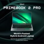 Primebook 2 Pro 2026 (New Launch) | 8GB RAM, 128GB UFS Storage | 14.1-Inch FHD IPS Display | 14 Hours Battery | MediaTek Helio G99 | Android 15 (PrimeOS 3.0) | Backlit Keyboard | in-Built AI (Gray)