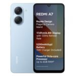 REDMI A7 4G (Sky Blue, 3 GB RAM, 64GB Storage) | Large 17.48cm (6.88) Smooth 120Hz Display | 5200mAh 2-Day Battery | Royale Design | Charger in the Box