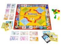 Ratna's Little Business 5-in-1 Board Game Popular with Notes - Includes Other Games Like Ludo, Snakes & Ladders, Car Rally, and Cricket - Made in India
