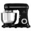 Rossmann Stand Mixer, Professional 1600 Watts 100% Pure Copper Motor, 5.5 Lit removeable SS Bowl, 4 Safety Features, Metal Gears & Planetary Rotation, Teflon Coated Accessories, Black