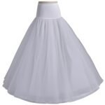 SNAPTRON Cancan Skirt for Wedding Lehenga for Women - Can Can Skirt for Lehenga, Gown Or Cancan Petticoat Underskirt for Lehnga/Under Skirts for Dresses, Lehnga, White Organza Underskirt