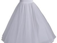 SNAPTRON Cancan Skirt for Wedding Lehenga for Women - Can Can Skirt for Lehenga, Gown Or Cancan Petticoat Underskirt for Lehnga/Under Skirts for Dresses, Lehnga, White Organza Underskirt