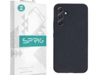 SPRIG Compatible with Samsung Galaxy A54 5G Phone Liquid Silicone Cover Premium Back Cover Drop Tested Shock Proof Mobile Case for Men, Women, Boys and Girls with Camera Protection (Charcoal Grey)