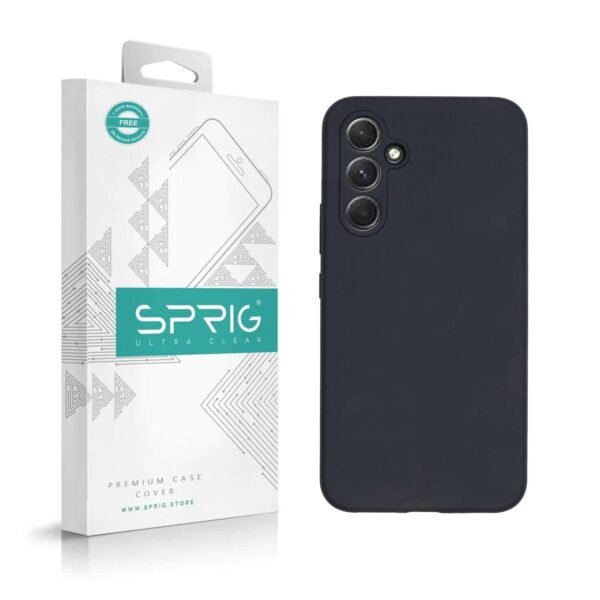 SPRIG Compatible with Samsung Galaxy A54 5G Phone Liquid Silicone Cover Premium Back Cover Drop Tested Shock Proof Mobile Case for Men, Women, Boys and Girls with Camera Protection (Charcoal Grey)