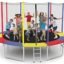 STEP OVER 6FT,8FT,10FT,12FT, 14FT, 16FT Trampoline (16 FEET) for Kids|Adults || Indoor/Outdoor (Supports Upto 375 kgs)||Enclosure net and Poles Safety Jumping Mat||Heavy Duty||2026 Edition