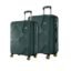 Safari Cabin Pentagon Pro 8 Wheels Set of 2(+ Medium)Trolley Bags,Hard Case Polypropylene, 360º Wheeling Luggage for Men & Women, Suitcase for Travel, Trolley Bags for Travel, Dusk Green|Spinner Wheel