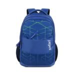 Safari Hitech Large Size 35 Ltrs Water Resistant Standard 4 Compartment Backpack - Blue