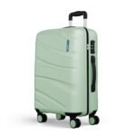 Safari Persia 8 Wheels 77cm Large Checkin Trolley Bag, Hard Case, Polycarbonate, 360 Degree Wheeling System Luggage, Travel Suitcase, Jade Green