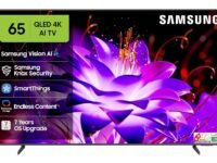 Samsung 163 cm (65 inches) Vision AI 4K Ultra HD Smart QLED TV QA65QEF1AULXL