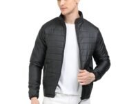 Scott International Winter Puffer Jacket | Mens Nylon Quilted standard length | Bomber Full Sleeve Monsoon | Lightweight Winter Wear Mens Jacket