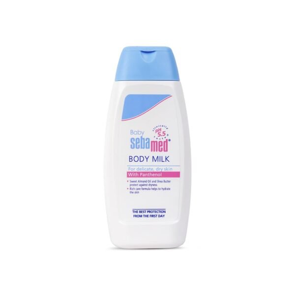 Sebamed Baby Body Milk Lotion|pH 5.5|Ideal for dry skin|Daily moisturisation|100 ml