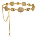 Shining Diva Fashion Belts for Women and Girls Stylish Kamarbandh Kamar Chain Waist Belt for Dresses Jeans Saree