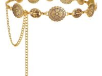 Shining Diva Fashion Belts for Women and Girls Stylish Kamarbandh Kamar Chain Waist Belt for Dresses Jeans Saree