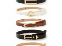 Shining Diva Fashion Leather Belts For Women And Girls 5 Pcs Combo Stylish Waist Belt For Dresses Jeans (16910LB)