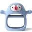 Silicone Teething Toys for Babies 0-6month, Infant Hand Teether Pacifiers for 0-6 Months Breastfeeding Babies, Easy Grip Teething Mitten (Blue)