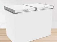 Simply freshe System Double Door Deep Freezer (400 L, White (Pure White)