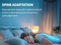 Sleepwell Ortho Pro Spring Mattress | Euro Top Finish | Triple-Zone Pocket Spring | Spine Support | Acuprofile Technology | King Size | 78X72X6 | 10 Yrs Warranty