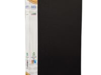 Solo Punchless Clip File - FC Size | Adjustable Lever Clip | No Need to Punch Paper | Storage Pocket for Loose Leaf & Cards | Ideal for Secure Document Storage at Home, Office & School