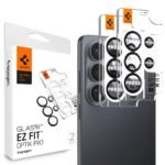 Spigen EZ Fit Optik Pro Tempered Glass Camera Lens Protector Guard for Galaxy S26 Ultra - Black [2 Pack]