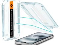 Spigen EZ Fit Tempered Glass Screen Full Screen Protector Guard for iPhone 16 Plus/iPhone 15 Plus (2 Pack)